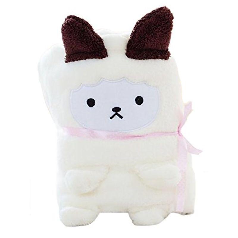 生まれのブランドで 毛布 ブランケット Azrte アズルテ 大判 アニマル ブランケット あったか フリース りぼん 巻き 可愛い ぬいぐるみ ひざ掛け 枕 ひつじ Www Threeriversofs Com