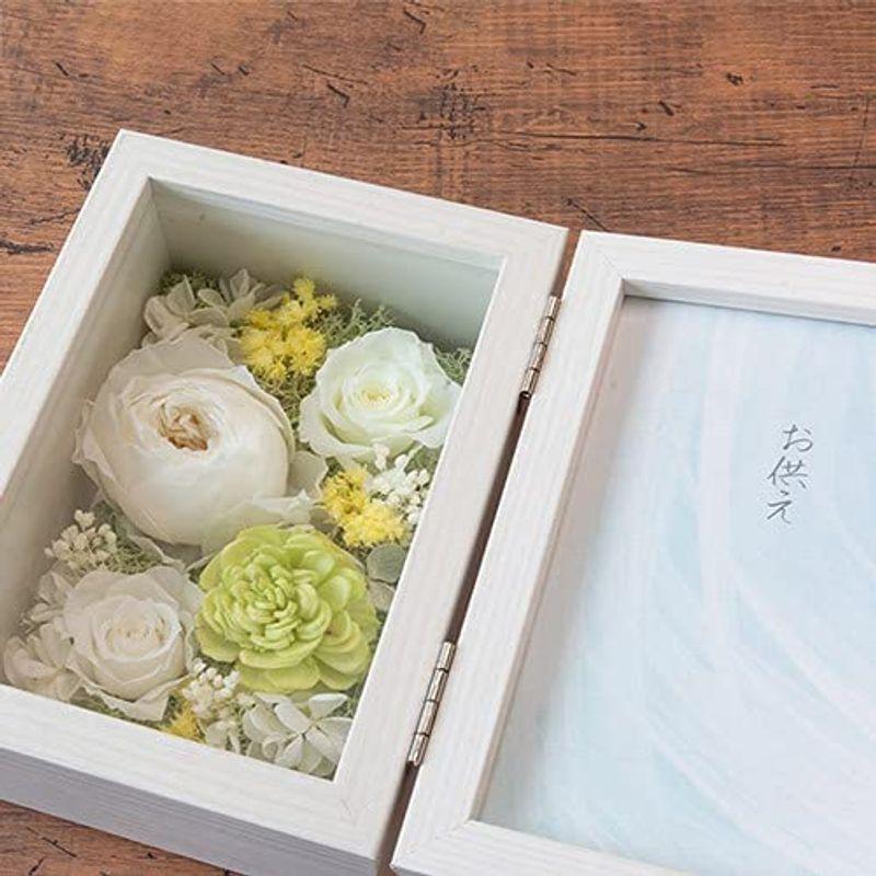 リアル 日比谷花壇 お供え用 プリザーブドフラワー フォトフレームフラワーアレンジメント お供え花 仏花 仏壇 仏事 写真立て ペット Wantannas Go Id