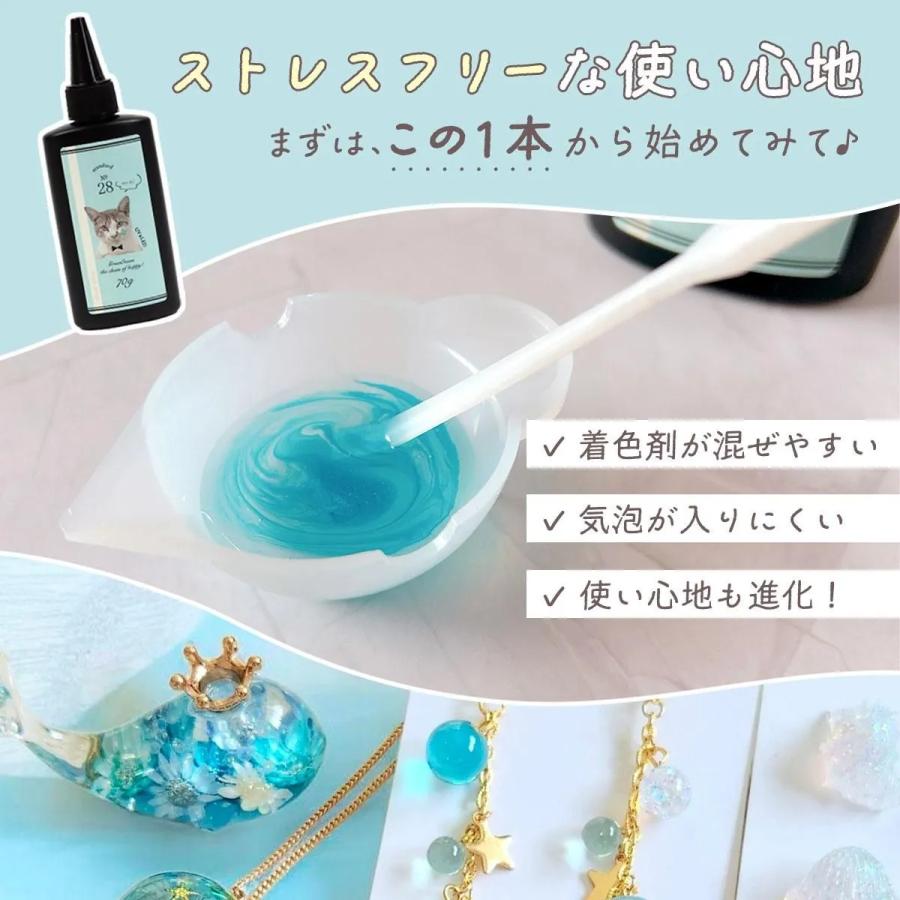 隠れ工房GreenOcean 【レビュー特典あり】超改良 大容量UV-LEDレジン液