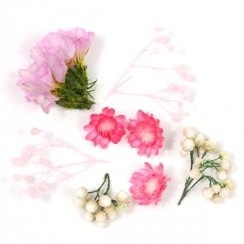 ドライフラワー 4種のドライフラワーミックス ガーリーピンク ハーバリューム プリザーブドフラワー スターフラワー スターチス 隠れ工房 Greenocean 通販 Yahoo ショッピング