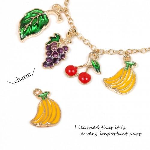 チャーム バナナ きれいめゴールド イエロー 黄色 果実 果物 フルーツ 食べ物 ばなな エポ付き 150 1010 隠れ工房 Greenocean 通販 Yahoo ショッピング