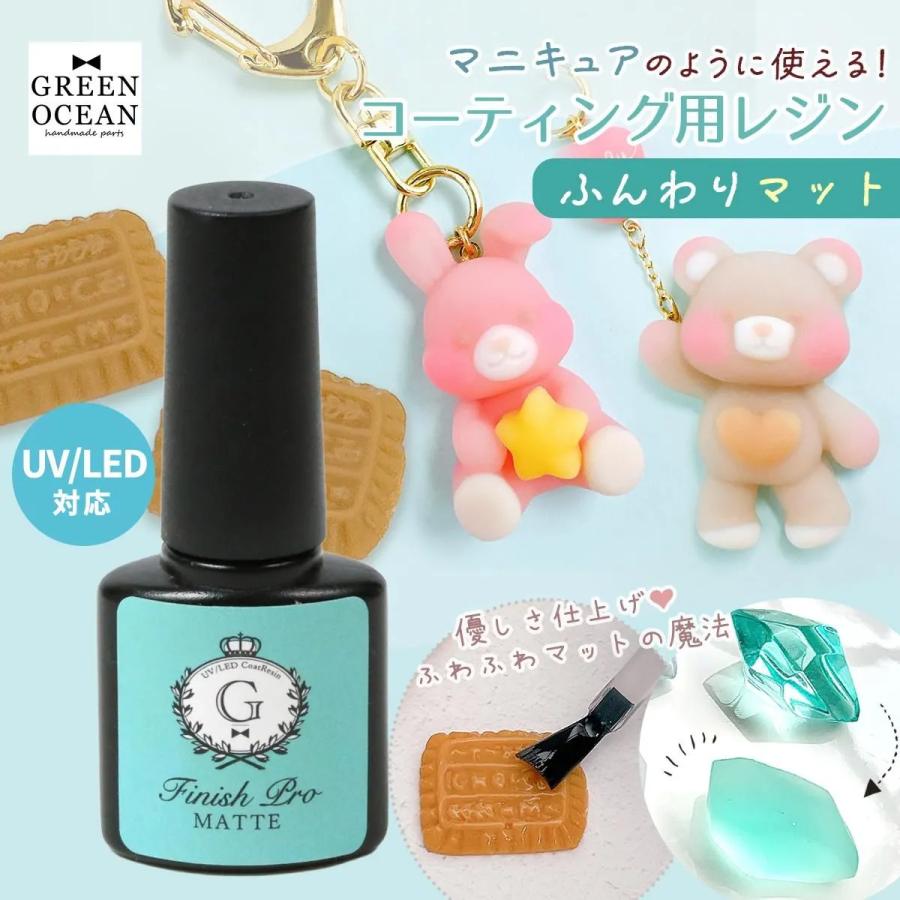 隠れ工房GreenOcean コーティング用レジン液 フィニッシュプロ・マット