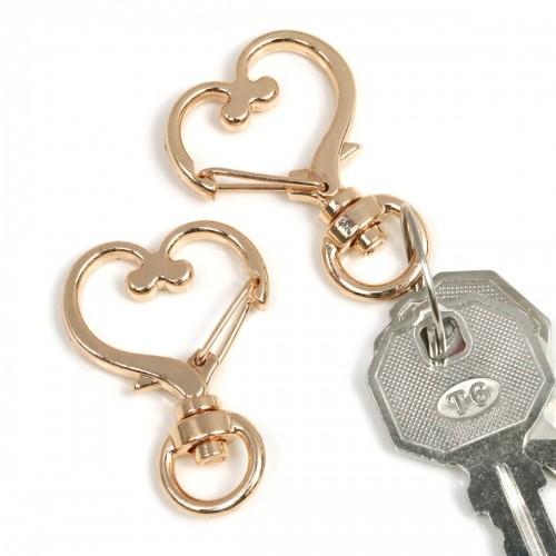 キーホルダー キーチェーン ハートのカニカン ナスカン きれいめゴールド フック カン付き はーと ラブ ゆめかわいい G 隠れ工房 Greenocean 通販 Yahoo ショッピング