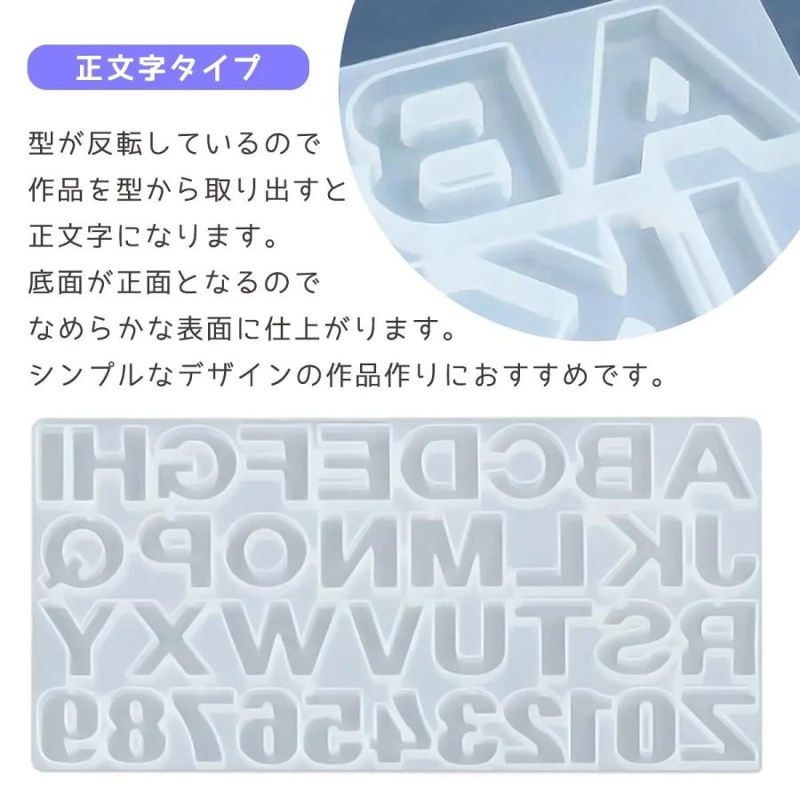 ☆シリコン型・モールド アルファベットと数字 シリコンモールド