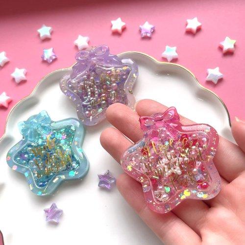 シリコン型・モールド スターのカシャカシャ シリコンモールド レジン