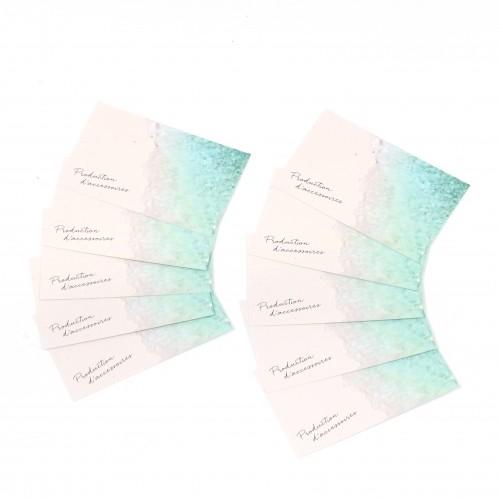 隠れ工房GreenOcean 台紙 10枚 GreenOceanオリジナル 商品・作品台紙O