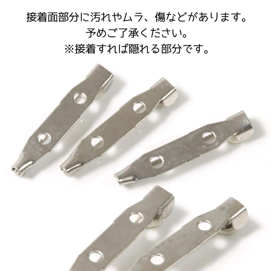 基本パーツ類 100個 大容量ブローチピン 30mm シルバー 3cm 業務用 卸