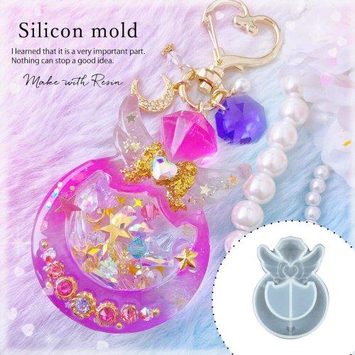 シリコン型 モールド 魔法の羽根瓶 フィルム3枚付 カシャカシャ中身が動く オイルや水を入れても カプセル ボトル グラス レジン ハーバリウム G 隠れ工房 Greenocean 通販 Yahoo ショッピング