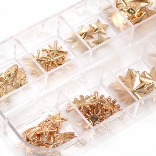 チャーム 12種60個 1個あたり15円以下！宇宙モチーフ♪封入用カンなし