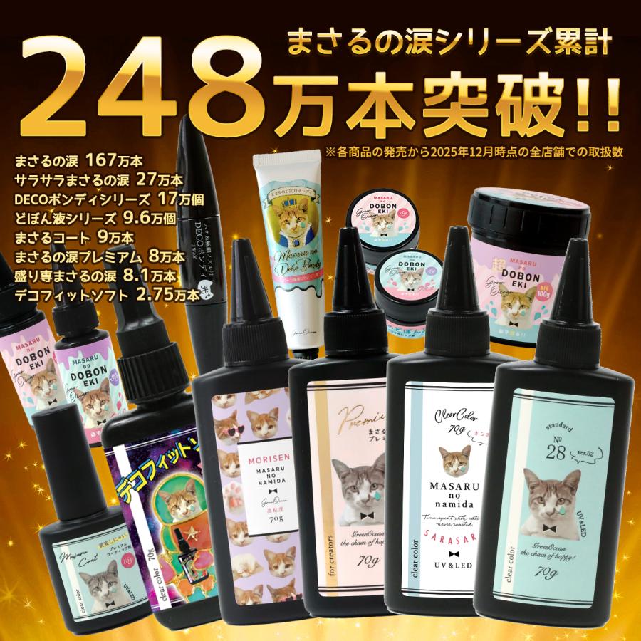 隠れ工房GreenOcean 超改良 大容量UV-LEDレジン液 70g まさるの涙