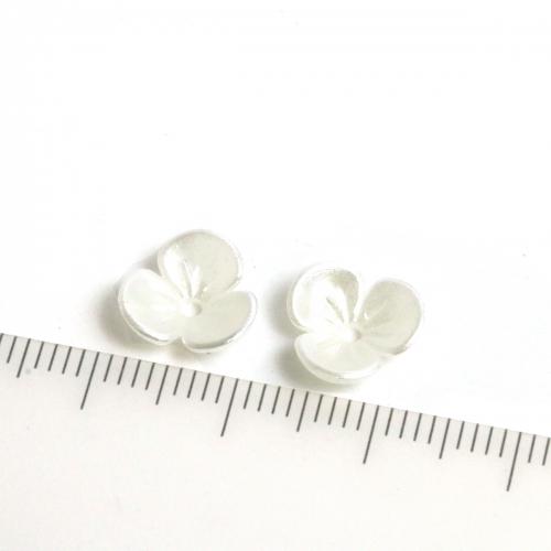 プラパーツ 10個 フラワーパーツ 3枚花 パールホワイト 真珠 白 小花 春 アクリル ビーズ デコ 手芸 あじさい アジサイ 紫陽花 167 G 隠れ工房 Greenocean 通販 Yahoo ショッピング