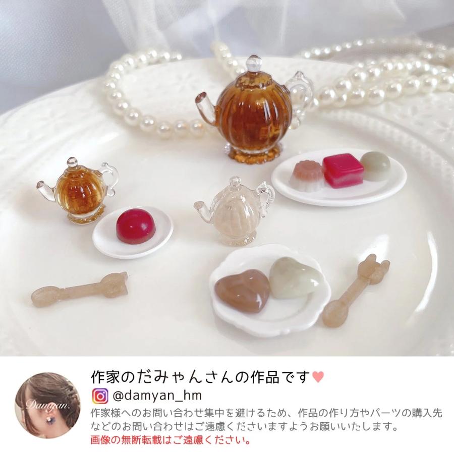 シリコン型・モールド シリコンモールド 立体ティーポット レジン型