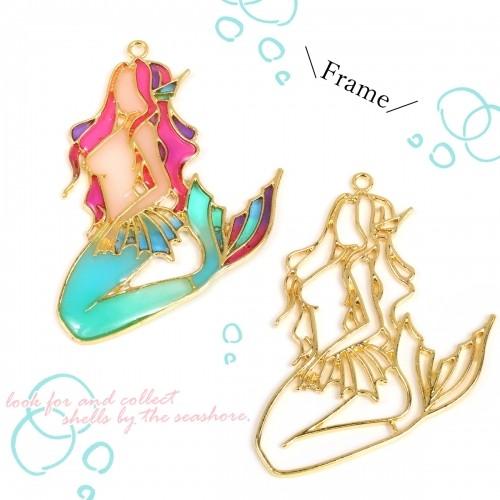 空枠 振り向きマーメイドB ゴールド sea 海 夏 summer 人魚 人魚姫