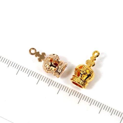 訳ありアウトレット 立体クラウンチャーム 10個 王様 キング