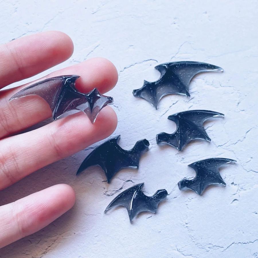 シリコン型・モールド ハロウィン デビルの翼 大中小 シリコンモールド
