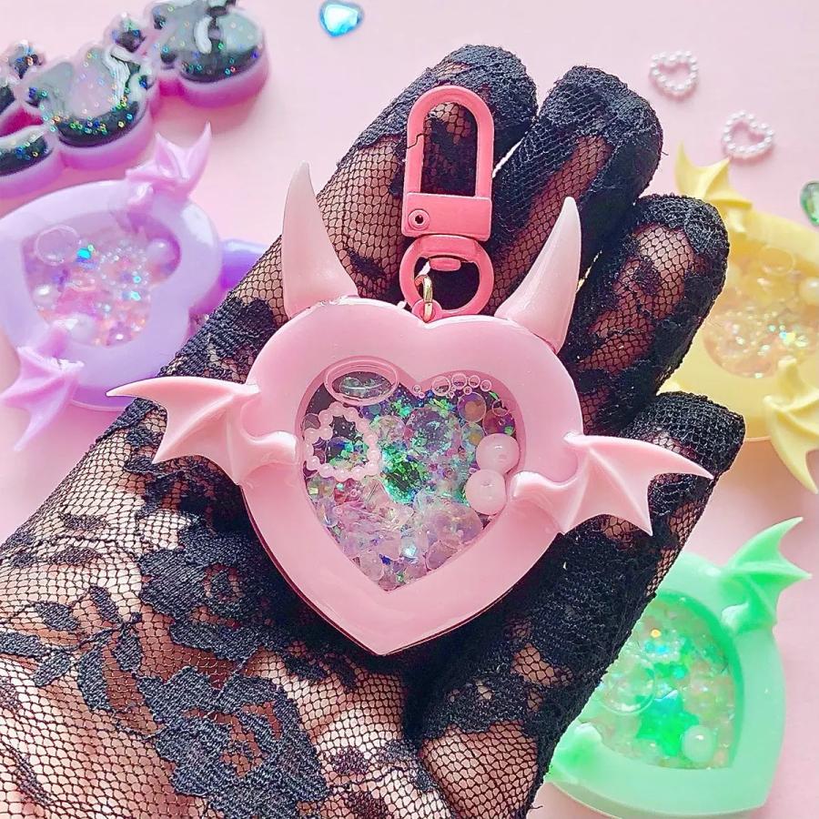 ハロウィン チップとデール ツムツム LEDライト フィギュアスタンド レジン シリコン型・モールド ハロウィン デビルの角 大小 シリコン