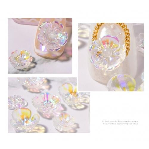 ▶︎ネイルパーツ/アクリルフラワー2色/P-52 楽天市場】ネイルパーツ 2