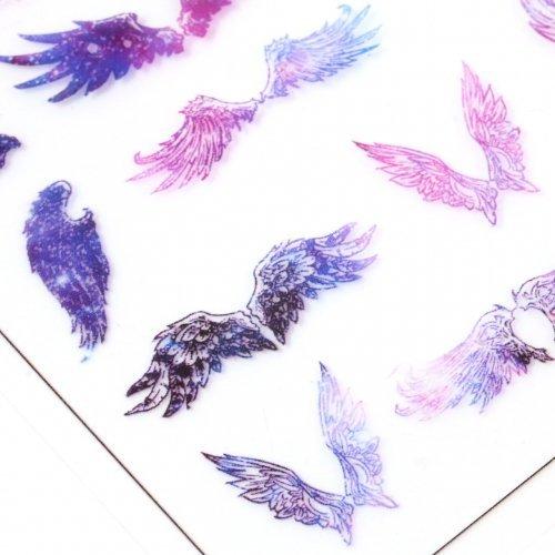 イラストシート 天使の羽根 虹色グラデ エンゼル エンジェル 不思議 偏光 封入 コラージュ フィルム レジンシール ネイル デコ 手芸 G 隠れ工房 Greenocean 通販 Yahoo ショッピング