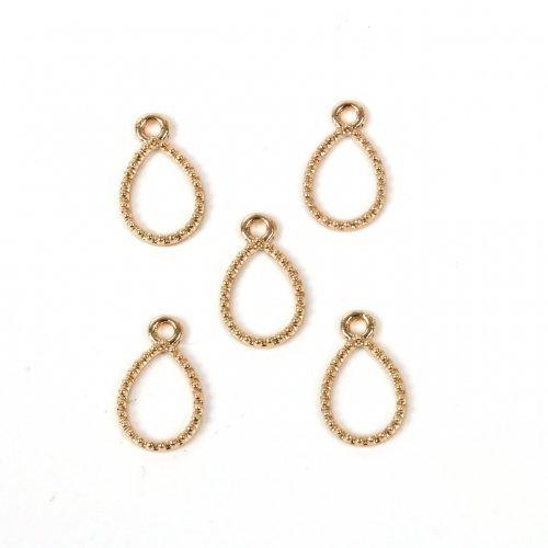 空枠 5個 シンプルミニドロップA 選べる2種 フレーム しずく 雫 シズク  