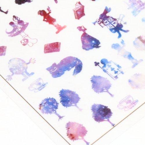 イラストシート 不思議の国のアリス 虹色グラデ ありす 童話 絵本 偏光 封入 コラージュ フィルム レジンシール ネイル デコ 手芸 G 隠れ工房 Greenocean 通販 Yahoo ショッピング