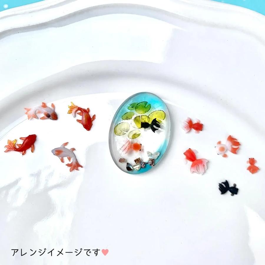 シリコン型・モールド ミニ金魚 シリコンモールド レジン型 デコ 封入