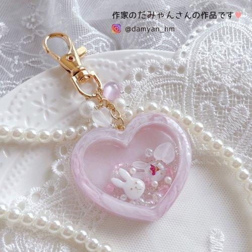 シリコン型・モールド ハートのカシャカシャ シリコンモールド