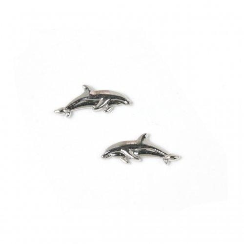 チャーム 10個 シャチ 楽々封入♪カン無しチャーム シルバー くじら