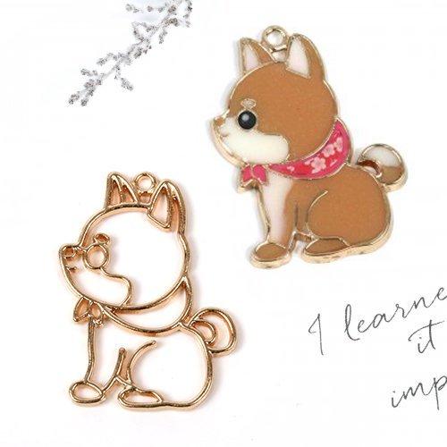 空枠 ふろしきわんこ 横向き きれいめゴールド 犬 いぬ ワンコ 動物 レジン枠 フレーム 風呂敷 手芸 199 G 隠れ工房 Greenocean 通販 Yahoo ショッピング