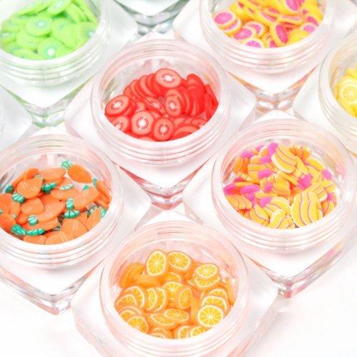 レジン 封入 樹脂粘土 ネイル デコ 輪切り 貼 スライス棒 シェイカー