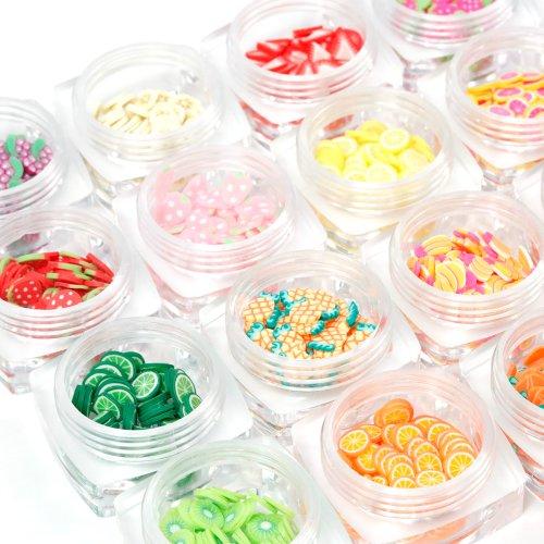 レジン 封入 樹脂粘土 ネイル デコ 輪切り 貼 スライス棒 シェイカー