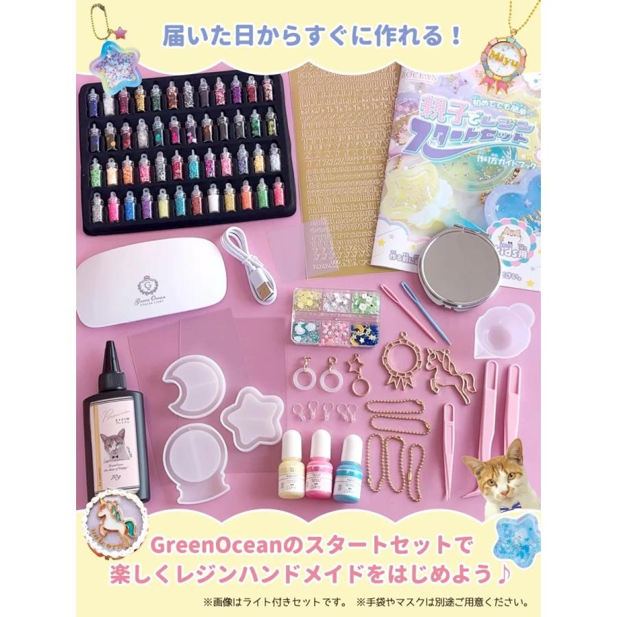 隠れ工房GreenOcean □ゆうパケ送料無料 レジンセット レジン 隠れ工房GreenOcean □ゆうパケ送料無料 レジンセット レジン