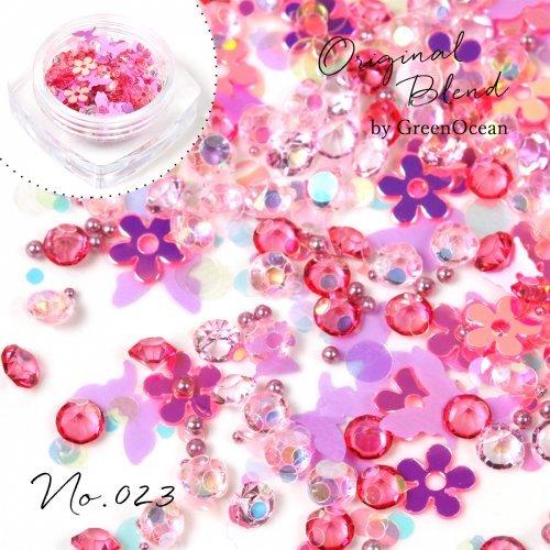 封入 レジン封入素材 ラメホロ レッドチェリー フラワー 花 蝶 レジンパーツ デコパーツ ビジュー ネイルパーツ Greenoceanオリジナルブレンド No 23