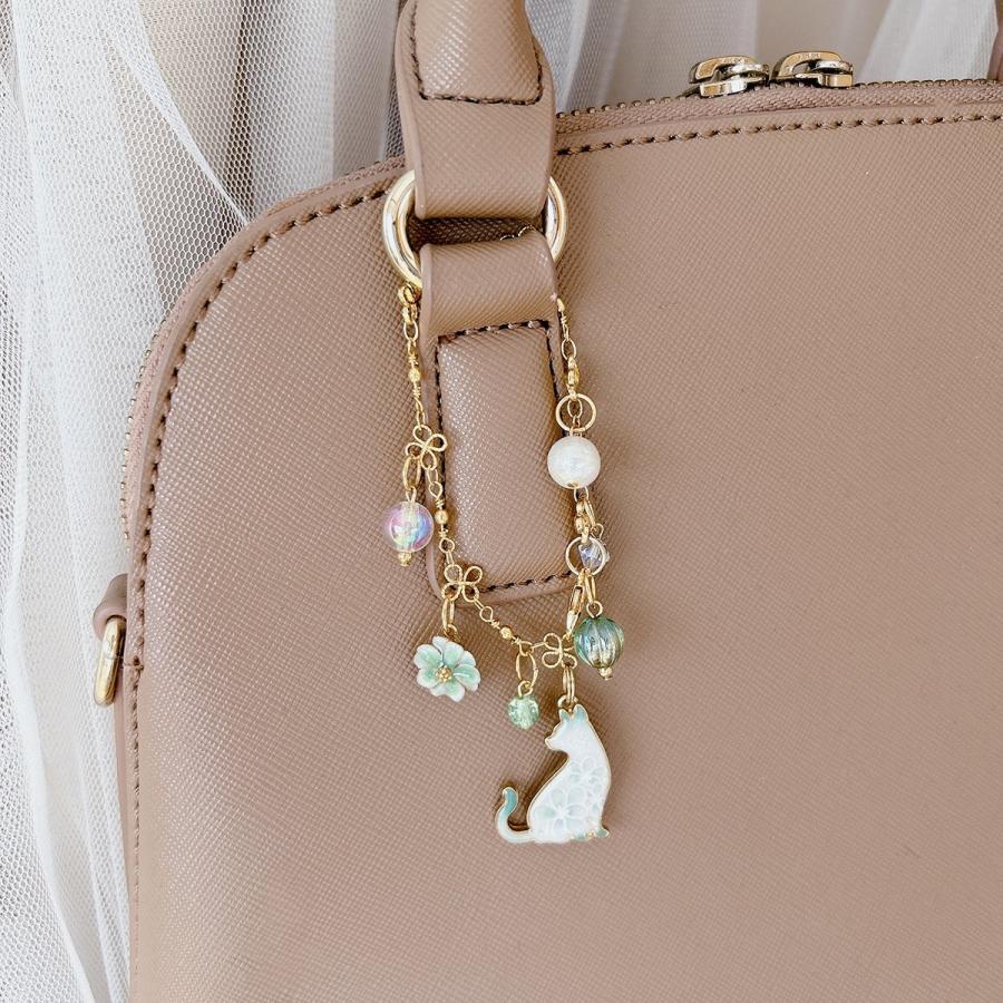 セッティング台 猫のチャーム デコ土台 レジン土台 きれいめゴールド