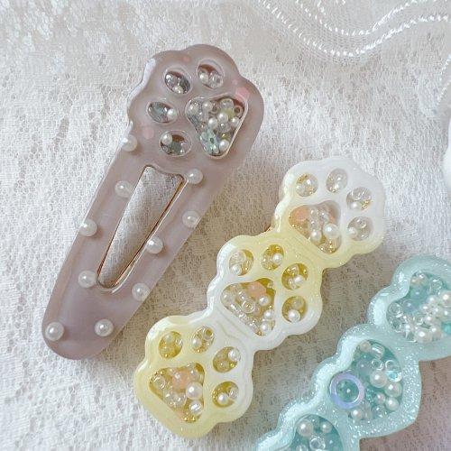 シリコン型・モールド ヘアピンのカシャカシャ 4種 シリコンモールド