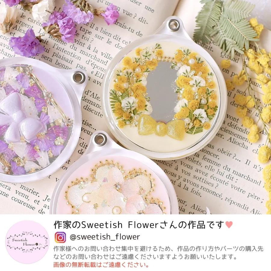 隠れ工房GreenOcean 押し花 国産 ミモザ 花と葉 小分けセット ドライ