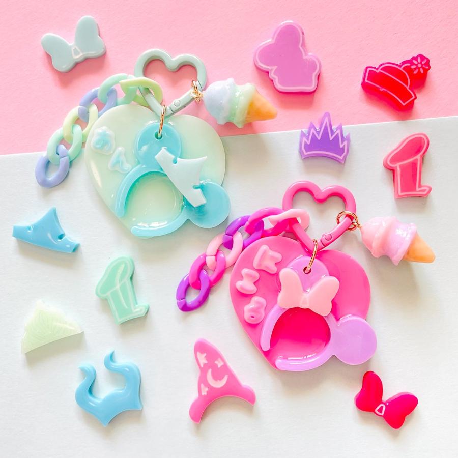 シリコン型・モールド マウス デコパーツ付きカチューシャ シリコン