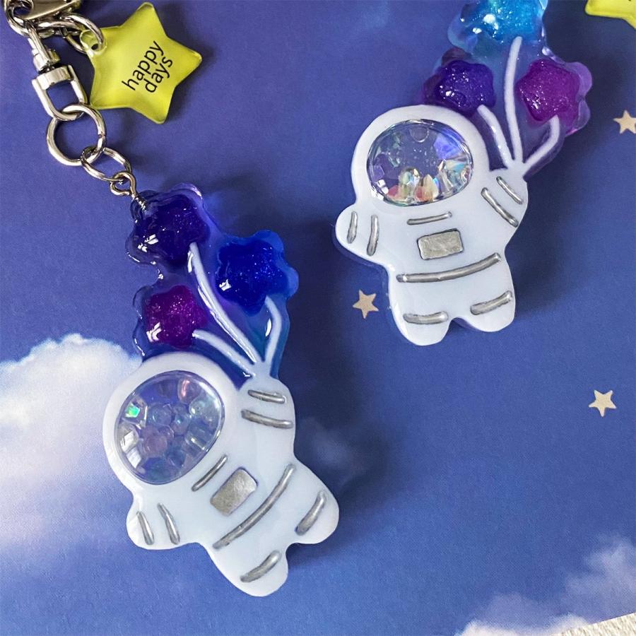 シリコン型・モールド 宇宙飛行士のカシャカシャ シリコンモールド