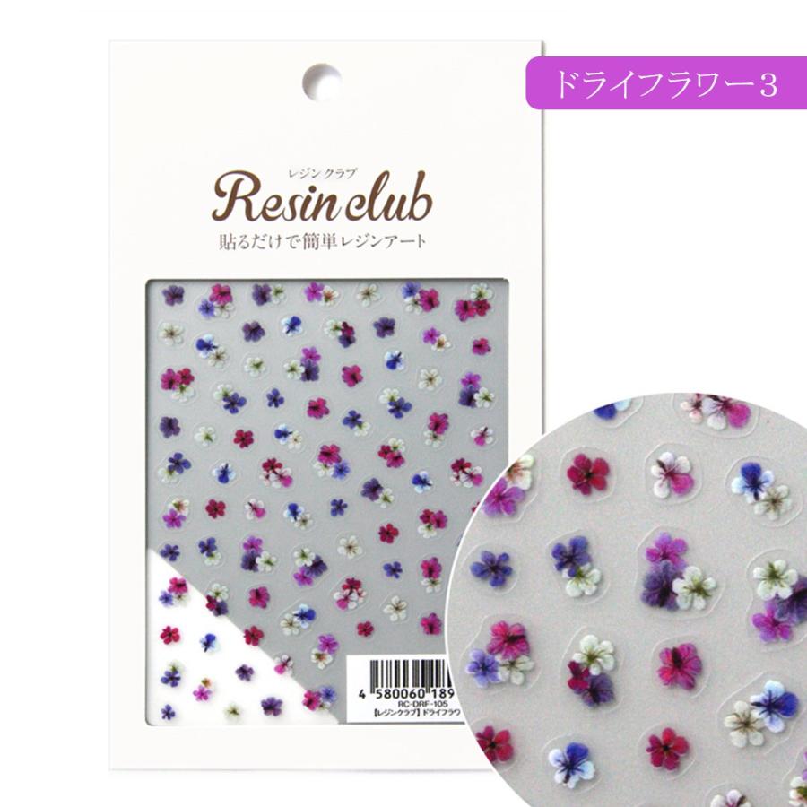 シール レジンクラブ レジン封入シール 両面タイプ 小花柄 春 フラワー
