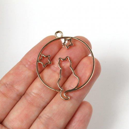 夜海の貝がら♪星座じゃれ猫さんレジンパーツチャームぐで猫さん夏星の砂