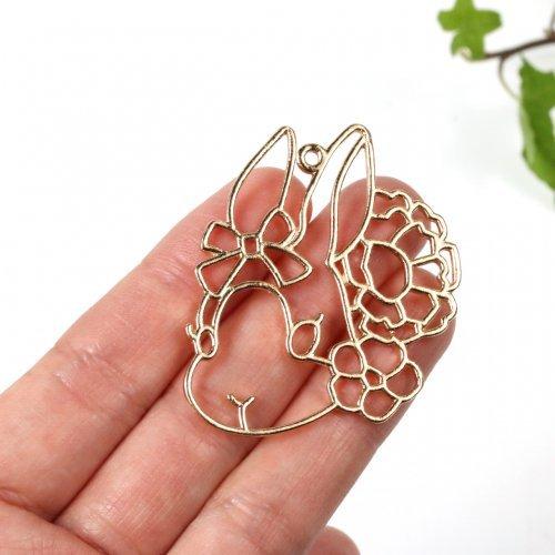 花道うさぎのヘアゴム ハンドメイド レジン くすみグリーン 押し花 リボン ラメ 0df9558adb3282509614b2a29639e1