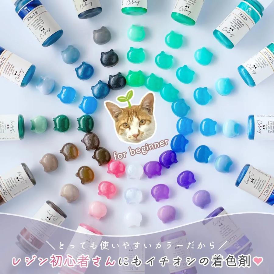 隠れ工房GreenOcean 着色剤 レジン着色剤 カラリー ベルベットカラー 8