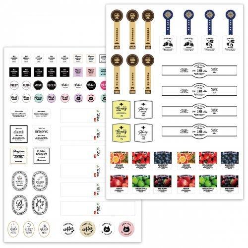 隠れ工房GreenOcean レフィル ジャム瓶のラベル紙 レフィル2種セット