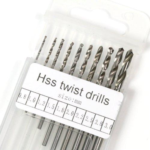 工具 高精度ピンバイスセット ドリル10本付 「まさるの開け手」手動