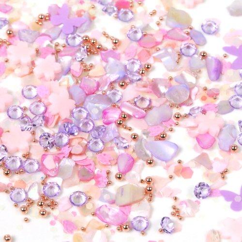 隠れ工房GreenOcean 封入 レジン封入素材 ラメホロ 桜 花 蓄光 レジン