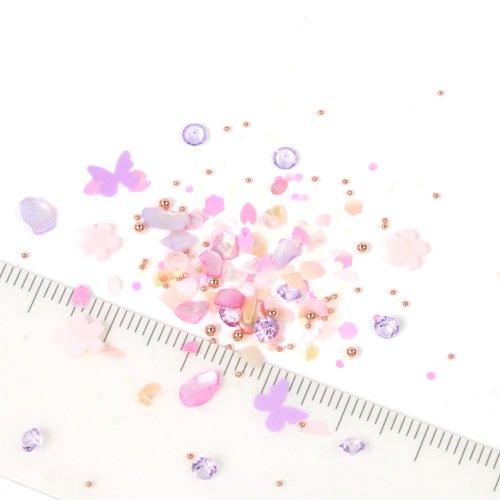 隠れ工房GreenOcean 封入 レジン封入素材 ラメホロ 桜 花 蓄光 レジン