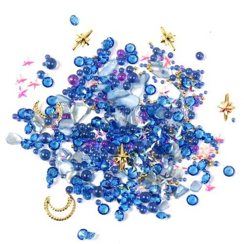 レジン クリップ スタームーン 隠れ工房GreenOcean ◎封入 レジン封入素材 ラメホロ レジンパーツ