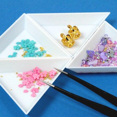 レジン用品 トレー パレット 6個 三角 カラリー トレイ