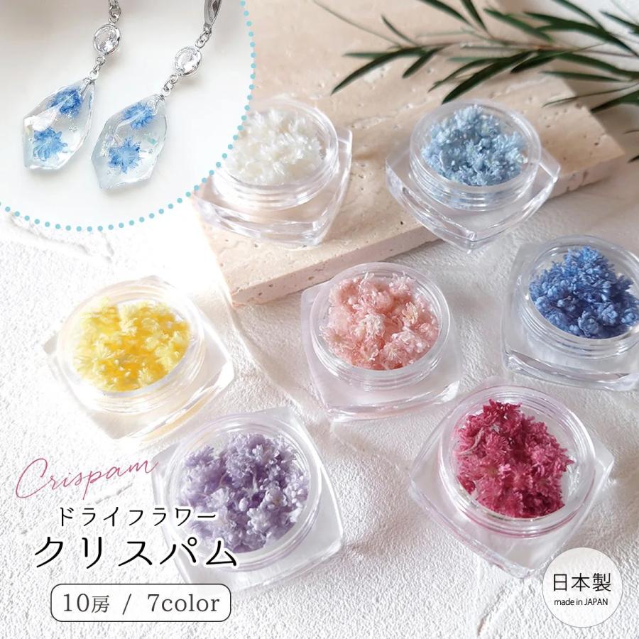 お花のリース ヘアゴム ホワイト 小花 お花 ネックレス レジン 白