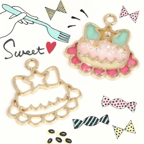 空枠 めるへんケーキ 小 きれいめゴールド 食べ物 カップ ケーキ お菓子 フレーム レジン枠 2190 H 隠れ工房 Greenocean 通販 Yahoo ショッピング