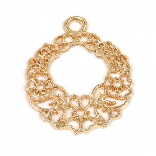 空枠 ローズリース きれいめゴールド バラ 薔薇 クリスマス 植物 ガーデン フレーム レジン枠 花 フラワー 2343 B 隠れ工房 Greenocean 通販 Yahoo ショッピング